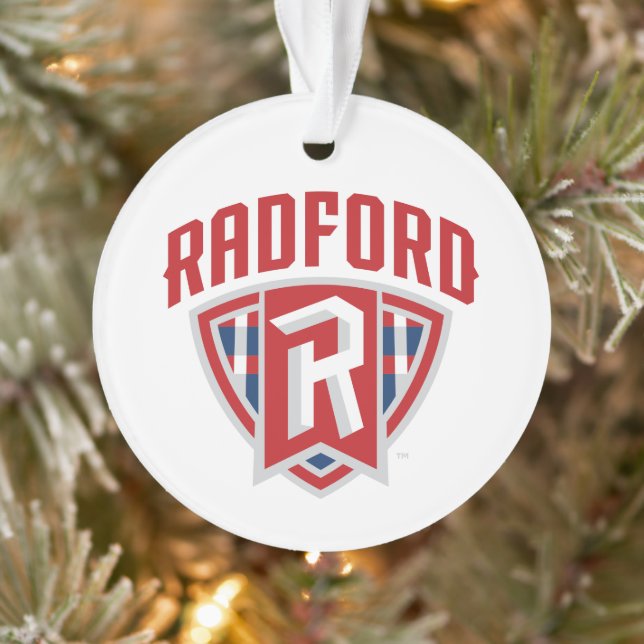 Radford University Arch Shield Ornament (Tree)