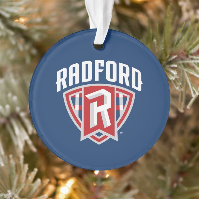 Radford University Arch Shield Ornament (Tree)
