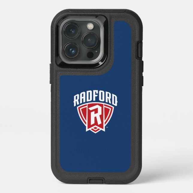 Radford University Arch Shield Otterbox iPhone Case (Back)
