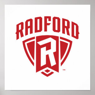 Radford University Arch Shield Poster