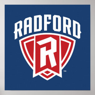 Radford University Arch Shield Poster