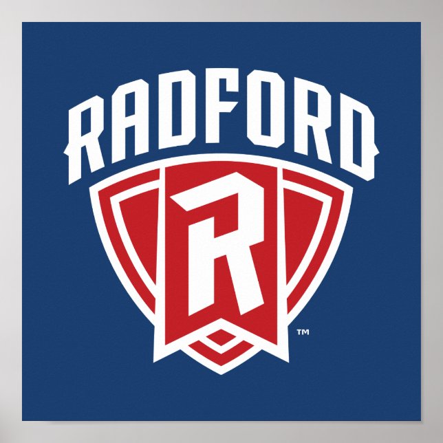 Radford University Arch Shield Poster (Front)