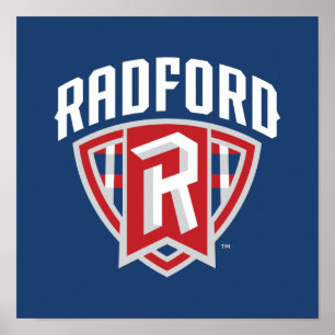 Radford University Arch Shield Poster