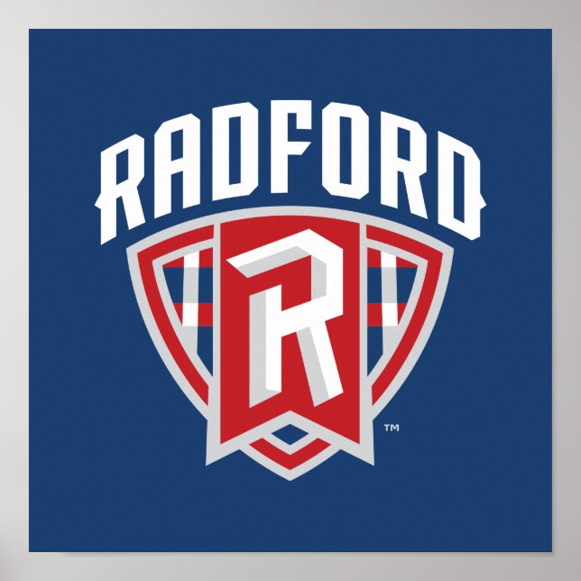 Radford University Arch Shield Poster (Front)