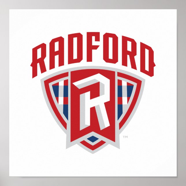 Radford University Arch Shield Poster (Front)