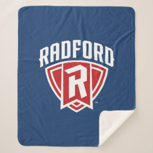 Radford University Arch Shield Sherpa Blanket
