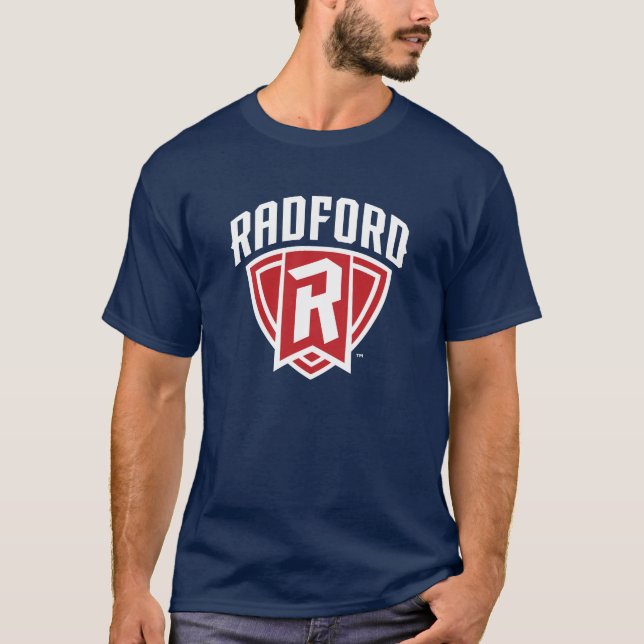 Radford University Arch Shield T-Shirt (Front)