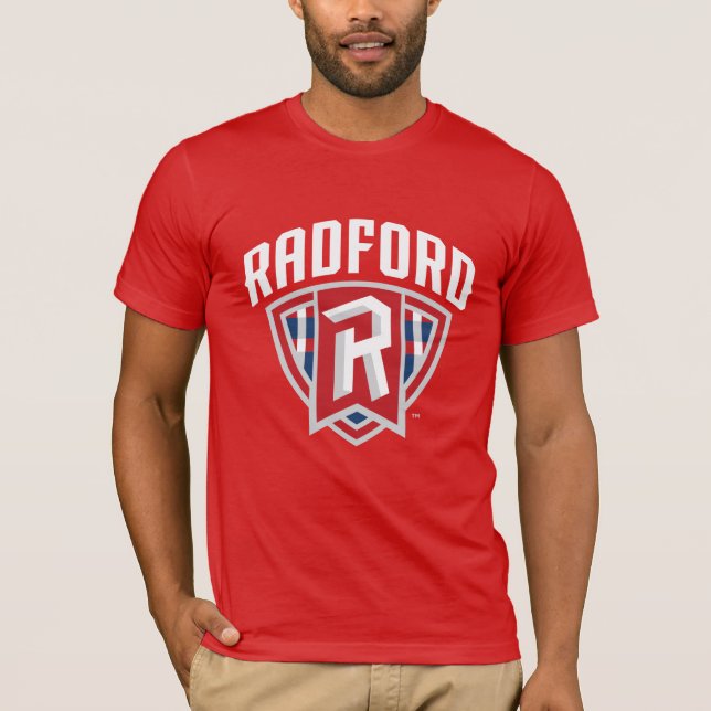 Radford University Arch Shield T-Shirt (Front)