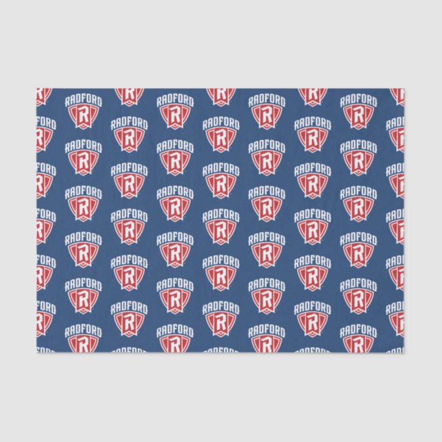 Radford University Arch Shield Tissue Paper (Front)