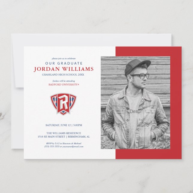 Radford University | Graduation Announcement (Front)