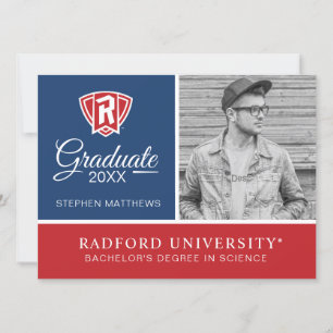 Radford University Graduation Invitation