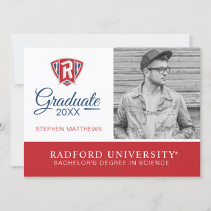 Radford University Graduation Invitation