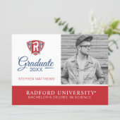 Radford University | Graduation Invitation (Standing Front)