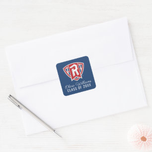 Radford University   Graduation Square Sticker