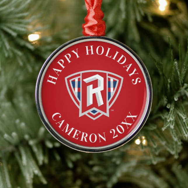 Radford University Metal Ornament (Tree)