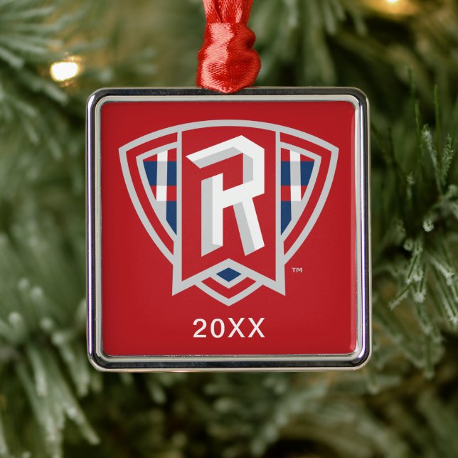 Radford University Metal Ornament (Tree)