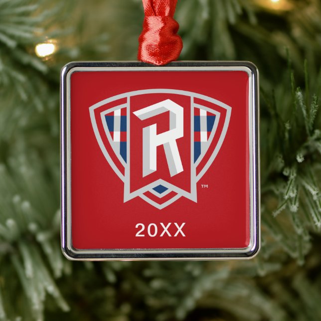 Radford University Metal Ornament (Tree)