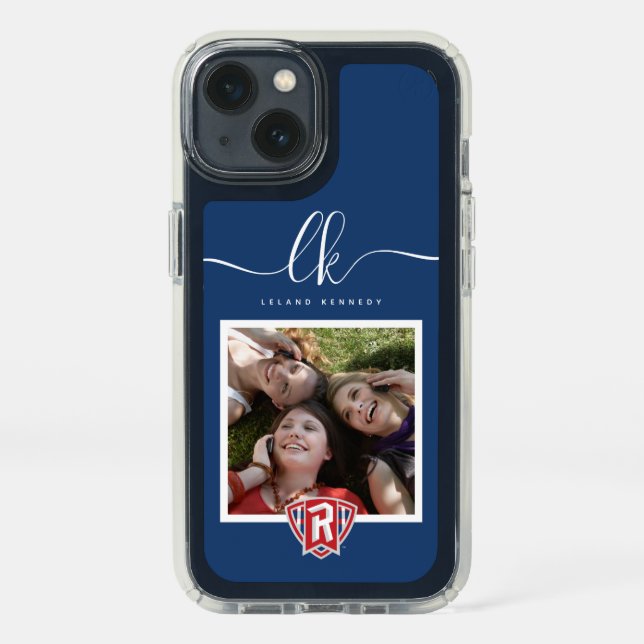 Radford University | Monogram Speck iPhone 13 Case (Front)