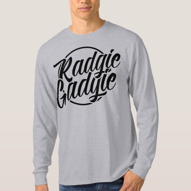Radgie Gadgie Newcastle Geordie Dialect Tee (Front)