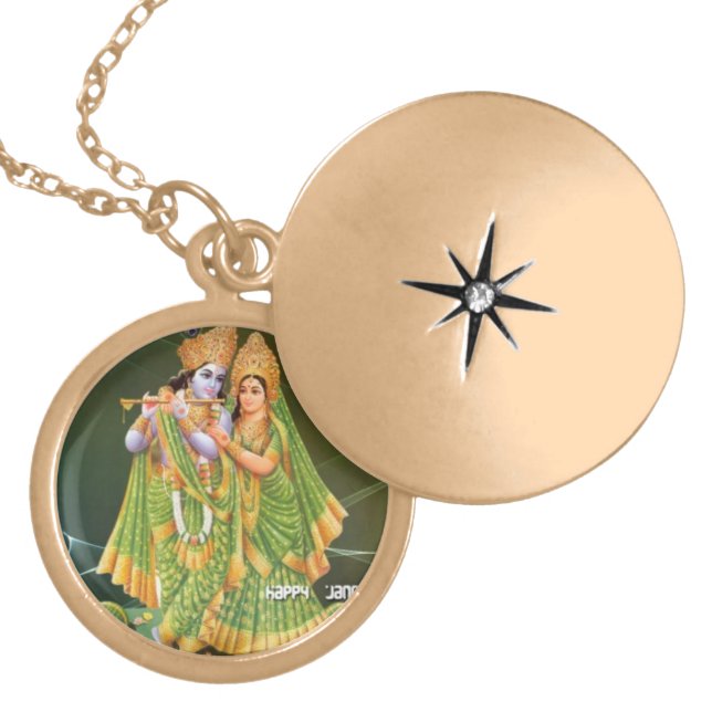RADHA AND KRISHNA Fashion Locket (Front)
