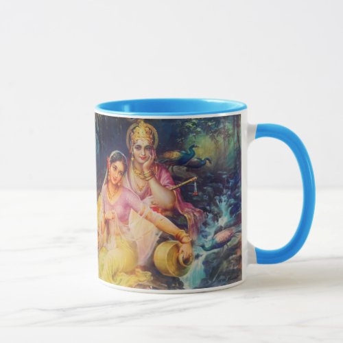 Radha and Krishna mug