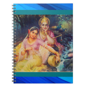 Radha and Krishna notebook