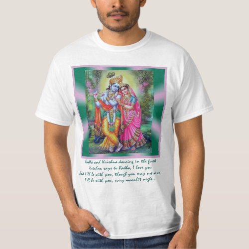 Radha and Krishna T_Shirt