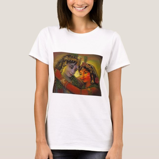 RADHA KRISHNA CLASSIC PAINTING T-Shirt (Front)