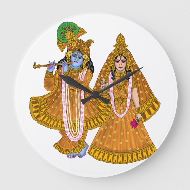 Radha Krishna Clock (Front)