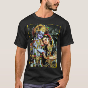 Radha-Krishna: Divine Midnight Love ॐ T-Shirt