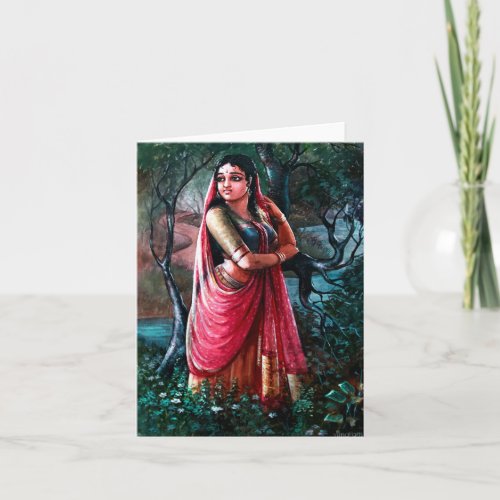 Radha Krishna Greetings Card
