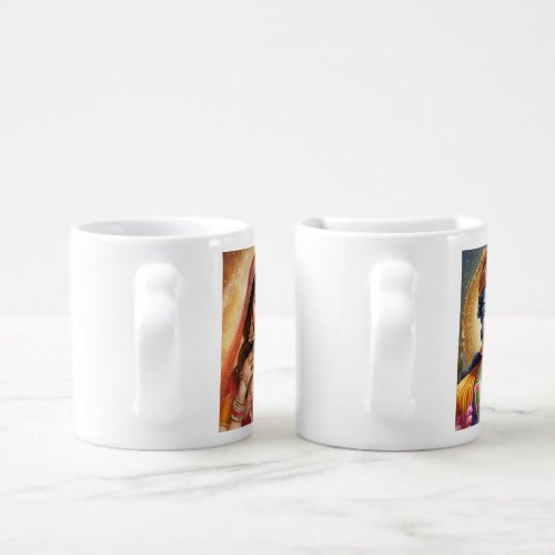 Radha Krishna Love Coffee Mug Set