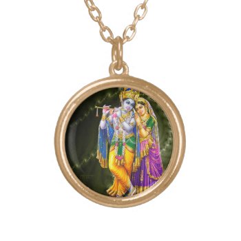 Radha Krishna Necklace by designsfromindia at Zazzle