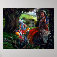Radha Krishna Painting (Indian Mythology)
