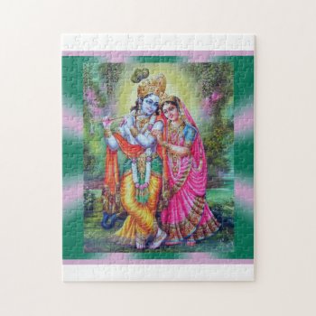 Radha Krishna Puzzle by armaiti at Zazzle