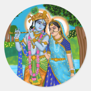 Radha Krishna Sticker