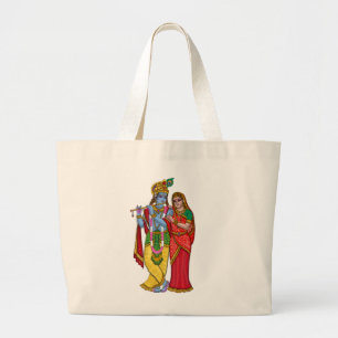 Radha Krishna Tote Bag