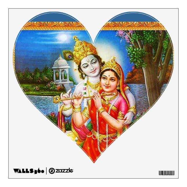 RADHA KRISHNA WALL DECAL (Front)