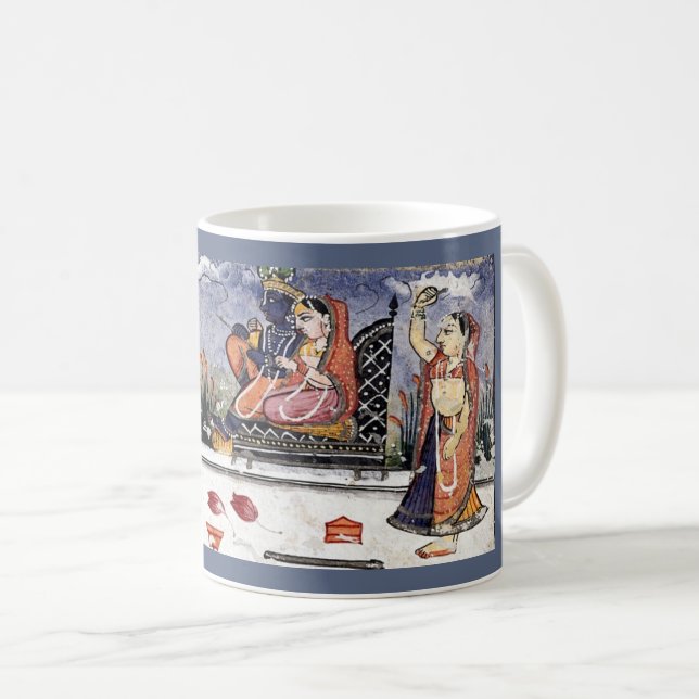 Radha, Krsna - Krishna -  Indian World music Coffee Mug (Front Right)
