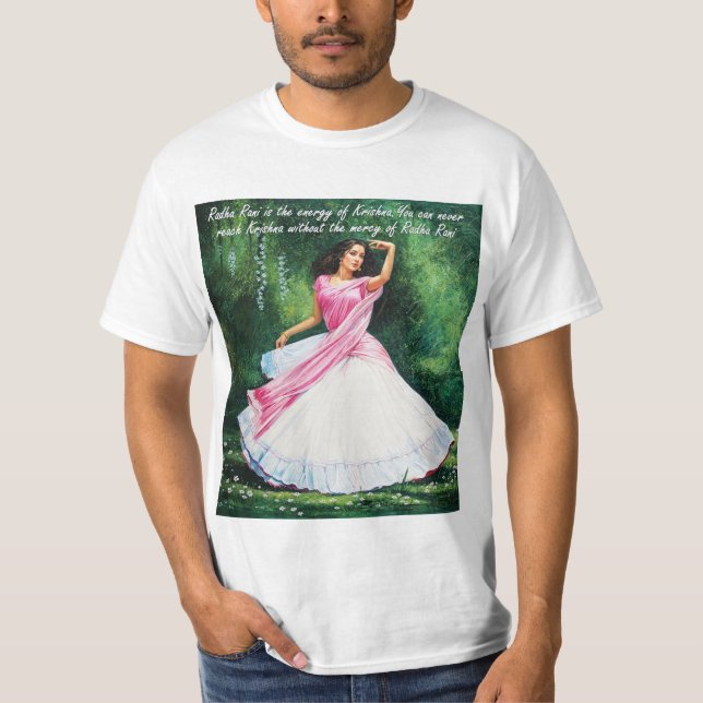 Radha Rani waiting for krishna in vrindavan T-Shir T-Shirt (Front)