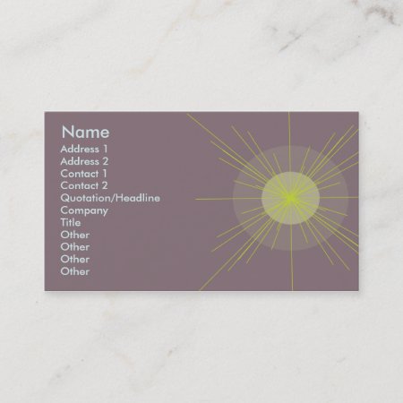 Radial - Business Business Card