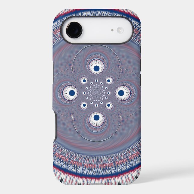 Radial Design Art Print Case-Mate iPhone Case (Back)