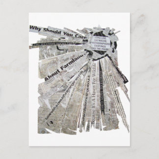 Radial Explosion Postcard