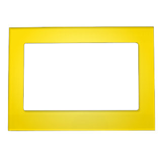 Dark Yellow Magnetic Frames, Dark Yellow Picture Frame Magnets