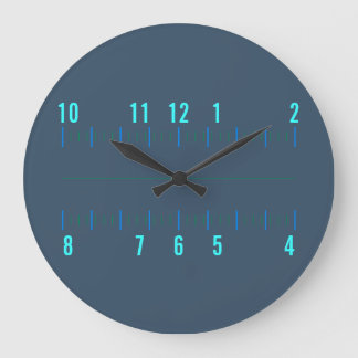 Radial Orthogonal Geek clock