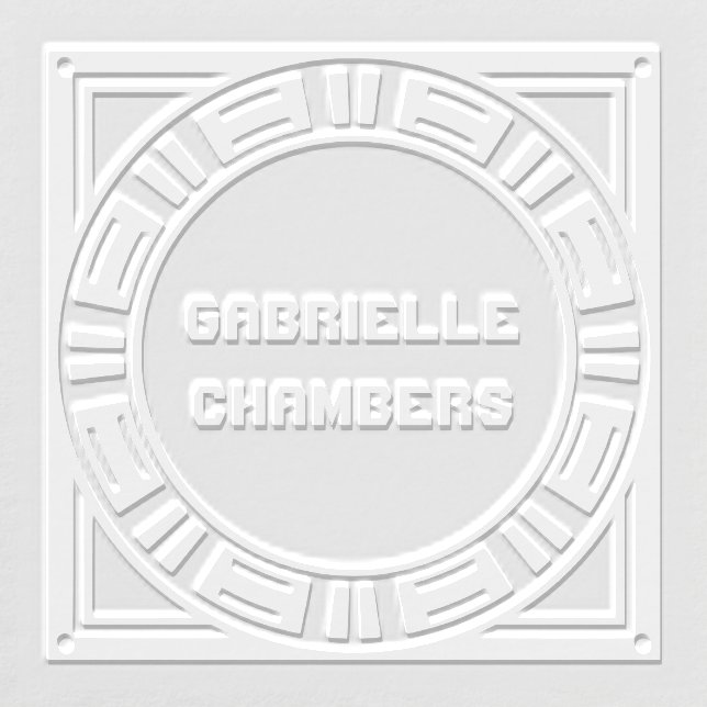 Radial Tear-Drop Geometric Embosser (Design)
