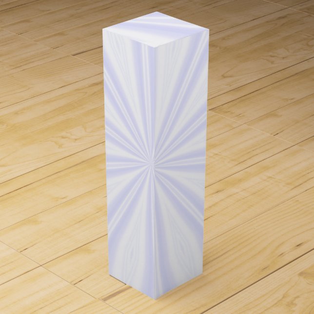 Radial White Streaks Wine Gift Box (Front)