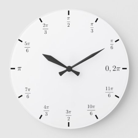 Radian Math Clock