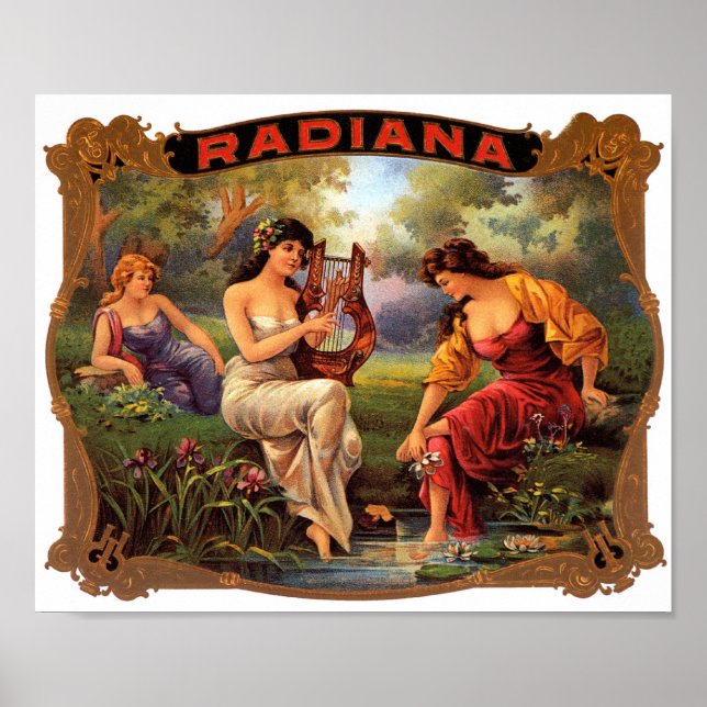 Radiana Cigar Label Poster (Front)