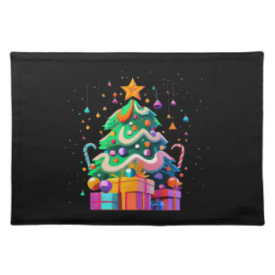 Radiance Christmas Tree Magic Cloth Placemat